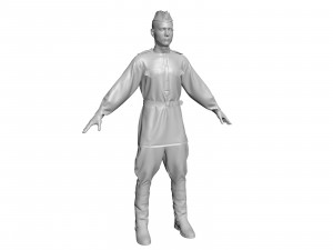 russian soldier 3D Model