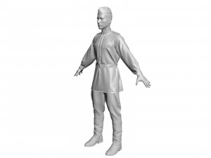 russian soldier 3D 模型