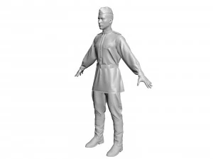 러시아 군인 3D 모델