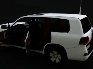 Land Cruiser Low Poly Model 3D