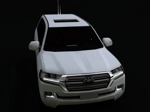 land cruiser low poly 3D Model