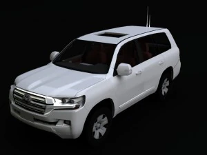 land cruiser low poly 3D Model