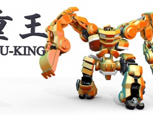 juu-king Modelo 3D