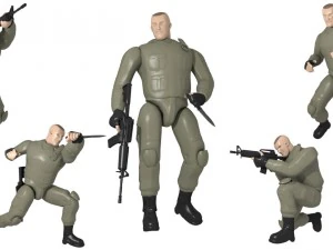 5dollaractionsoldier 3D Model