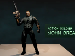 actionsolier-john break-smart edition Modello 3D