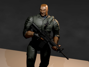 actionsoldier-john break-smart edition 3D Model