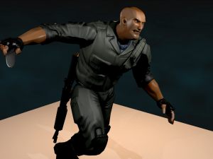 actionsoldier-john break-smart edition 3D Model