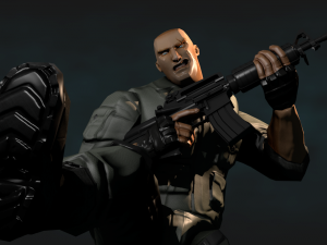actionsoldier-john break-smart edition 3D Model