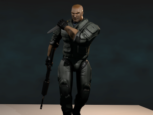 actionsoldier-john break-smart edition 3D Model