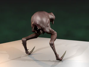 obcy zjadacz gł&oacute;w potwor&oacute;w Model 3D