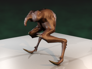 alien monster head eater 3D-Modell