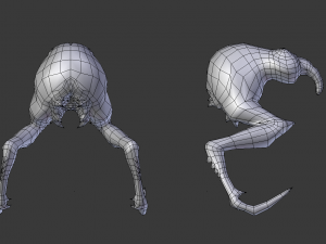 alien monster head eater 3D-Modell