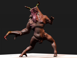 alien monster man smasher 3D 모델