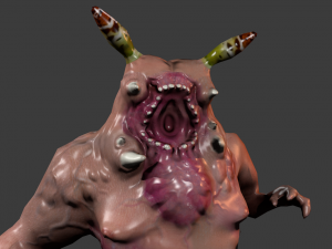 alien monster man smasher 3D 모델