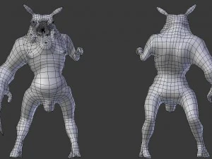 alien monster man smasher 3D Model