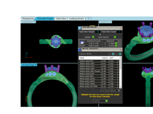 twisted band ring Modèle 3D