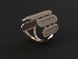 5 wall ring 3D Print Model