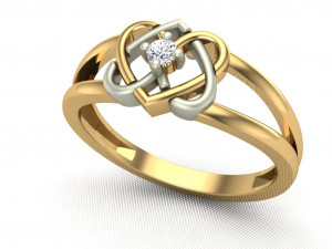 heart ring 3D प्रिंट मॉडल
