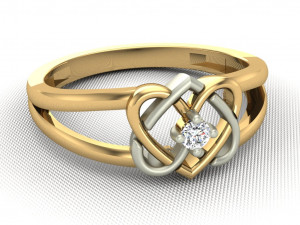 heart ring 3D प्रिंट मॉडल