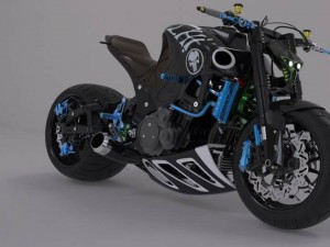 vietnam drifting a 240hp suzuki hayabusa 3D Model