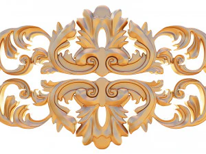 3d carving composition 03 3D Model