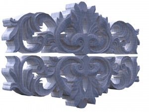 3d carving composition 03 3D Model