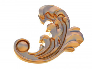3d carving decor 01 3D Model