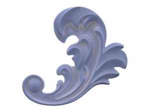 3d carving decor 01 3D Model