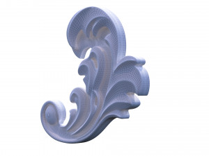 3d carving decor 01 3D Model