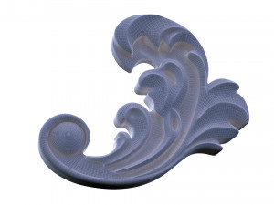 3d carving decor 01 3D Model