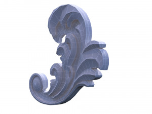 3d carving decor 01 3D Model