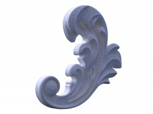 3d carving decor 01 3D Model