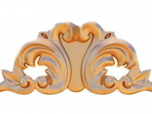 3d carving decor 02 3D Model