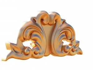 3d carving decor 02 3D Model