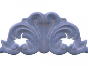 3d carving decor 02 3D Model
