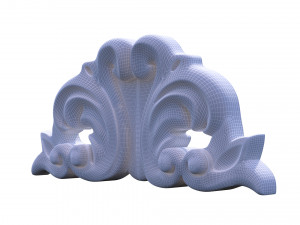 3d carving decor 02 3D Model