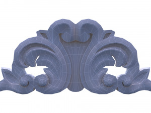 3d carving decor 02 3D Model