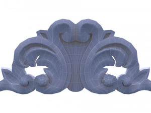 3d carving decor 02 3D Model