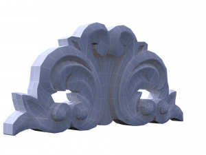 3d carving decor 02 3D Model