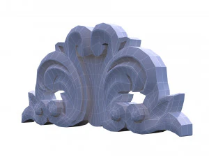 3d carving decor 02 3D Model