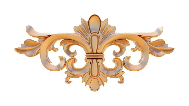 3d carving decor composition 04 Modelo 3D .c4d .max .obj .3ds .fbx .stl .blend 