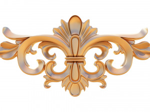 3d carving decor composition 04 Modelo 3D