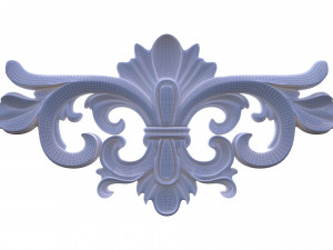 3d carving decor composition 04 Modelo 3D