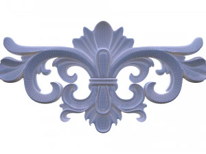 3d carving decor composition 04 3D Model
