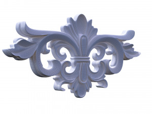 3d carving decor composition 04 Modelo 3D