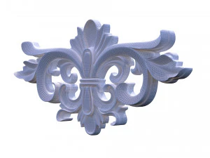 3d carving decor composition 04 3D Model
