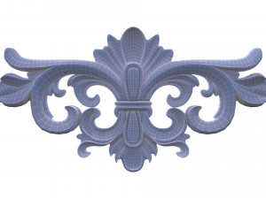 3d carving decor composition 04 Modelo 3D