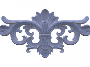 3d carving decor composition 04 3D Model