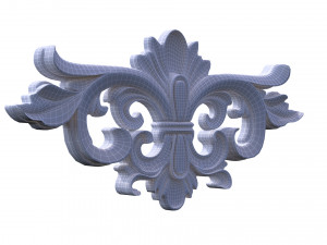 3d carving decor composition 04 Modelo 3D