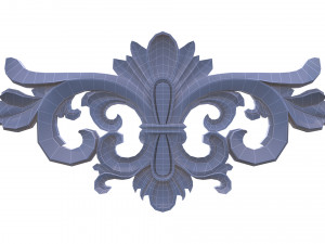 3d carving decor composition 04 Modelo 3D